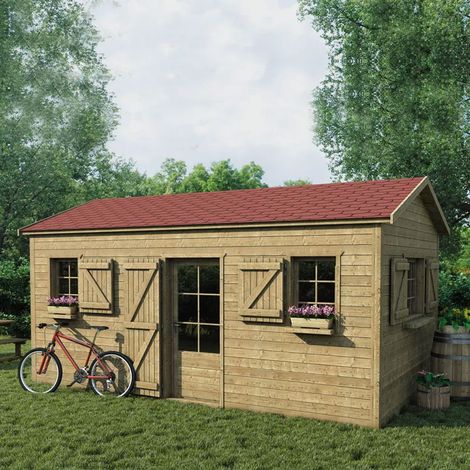2PZ Tegole Canadesi Rosse Bituminose 2,32 MQ Resistenza UV Faldina Rotonda