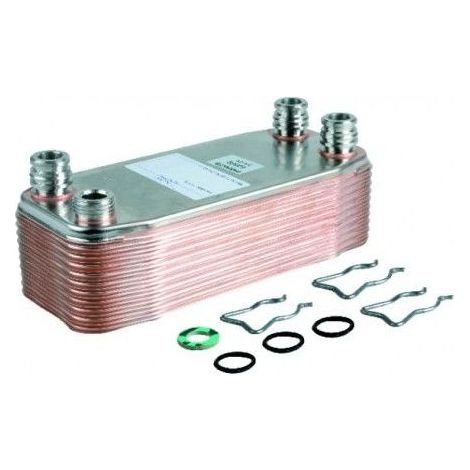 Échangeur sanitaire 20 plaques - DIFF pour Vaillant : 065153 (1/4)