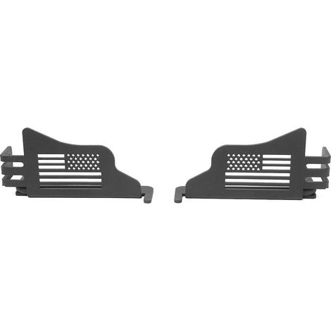 Fußrasten-Türscharnier-Fußrasten-Ablage-Pedal-Ersatz für Jeep Wrangler JK JL 2007-2023, 2 Stück