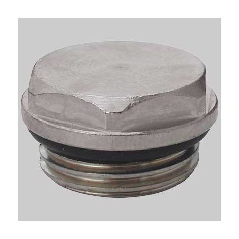 TAPPO MASCHIO DI CHIUSURA DERIVAZIONE  1/2 Cromato     FAR