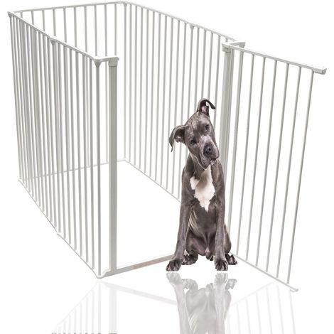 Bettacare Extra Tall Pet Pen, 72cm x 118cm, White, 105cm High, Dog Pen for Pets, Dogs and Puppies, Easy Installation (1/5)