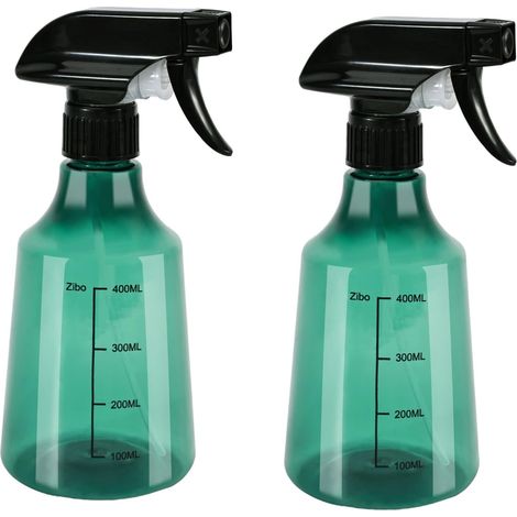 Wasserflasche (2er-Set) mit Tabletten auf Pflanzenbasis, feiner grüner Nebel