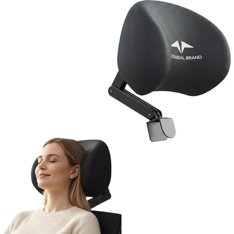 Kopfstützenkissen, Kopfstützenaufsatz für Bürostühle, Rückenkissen für Bürostühle für ergonomischen Komfort (1/5)