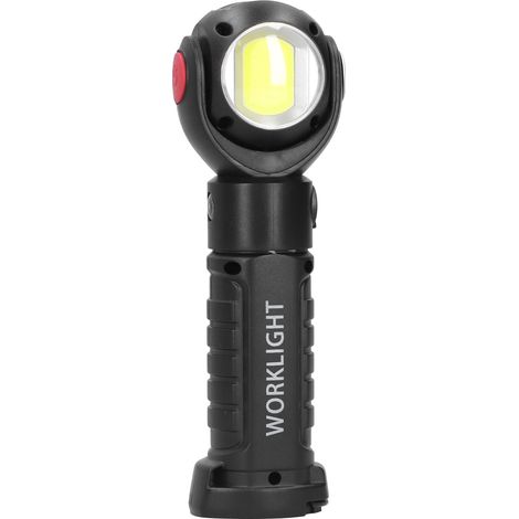 Lampe de travail magnétique d'urgence à LED rotative et rechargeable pour fournitures industrielles (1/5)