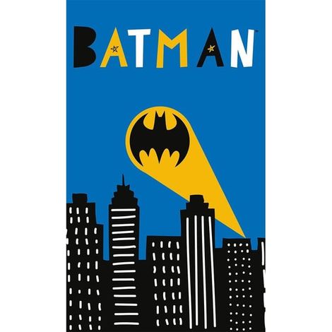 Serviette et serviette de toilette Batman Call Sign 30×50 cm
