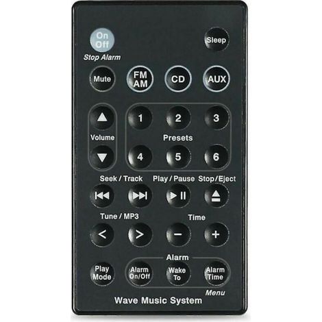 Télécommande de remplacement pour haut-parleur AWR1B1, AWR1B2, AWRCC4, AWRCC7, AWRCC8 - Noir