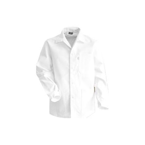 Veste de peintre ROULEAU coton sergé blanche T.6=2XL - LMA LEBEURRE - 200244-T6