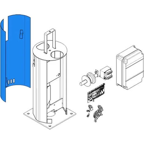 Couvercle postérieur - CAT-X CAME 119RIX013 (1/3)