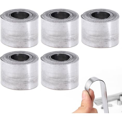 Plomb Pêche Feuille Souple Rouleau Contrepoids Accessoires Fournitures Flocons 5 Rouleaux (1/5)