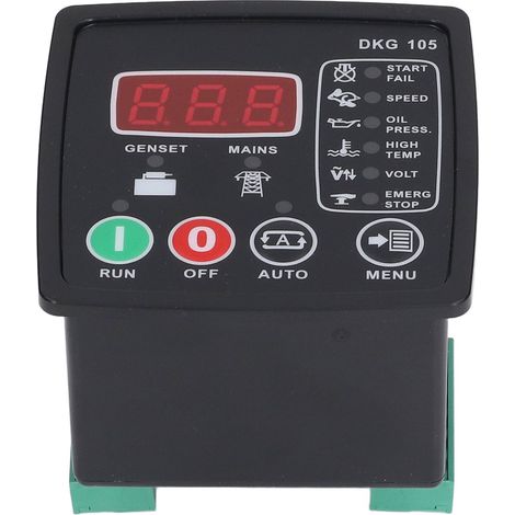 Contrôleur de moteur de groupe électrogène, démarrage et arrêt automatiques, module de commande de moteur diesel, panneau pour groupe électrogène à moteur essence/diesel (1/5)