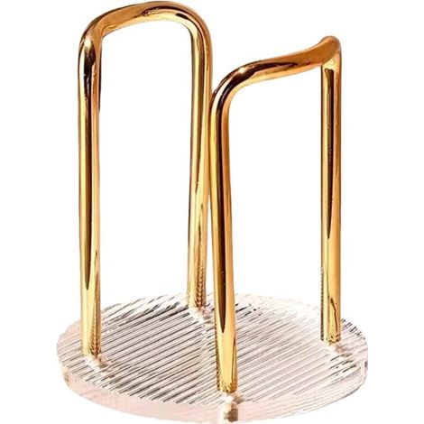 Soporte para tazas, estante de almacenamiento para mesa de centro, organizador de tazas de té, accesorios de cocina y oficina - 1 plateado