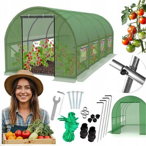 Garten-Folientunnel 4x2,5x2m