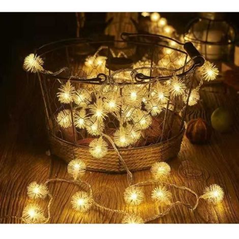 Guirlande Lumineuse - Pissenlit 40 LED - 6M - Intérieur/Extérieur - Blanc (1/4)