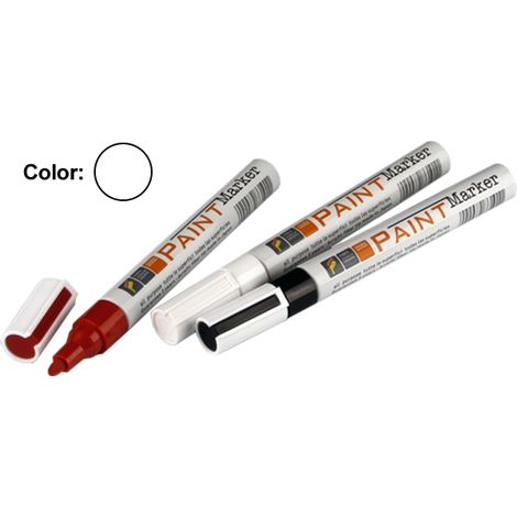 Marcador indeleble blanco 7 ml (1/3)