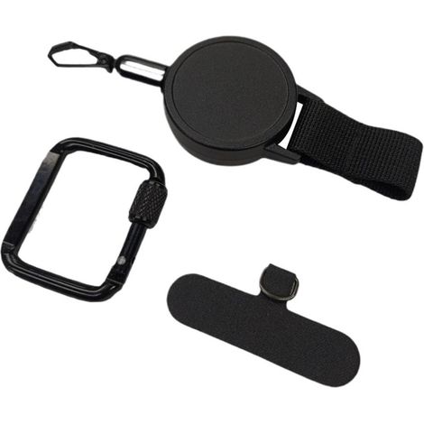 1 Pièce Support de Téléphone Mobile Anti-Vol Rétractable avec Sangle et Cordon pour la Sécurité, Clip de Ceinture pour Voyages, 25.4 cm (1/5)