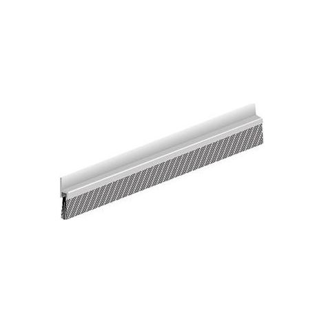 IBS 39 Porta giunto a pavimento per avvitare l'argento in alluminio. H38 x L3000. BH20