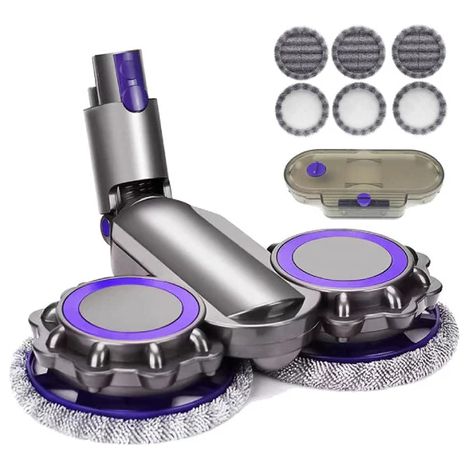 Tête de rechange rotative 360° pour balai Dyson V6, brosse pivotante, pièce détachée compatible, nettoyage sol, accessoire aspirateur, 1 pièce. (1/5)