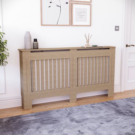 Cache-radiateur Chelsea brut format, Large, H 82 x L 152 x P 19 cm