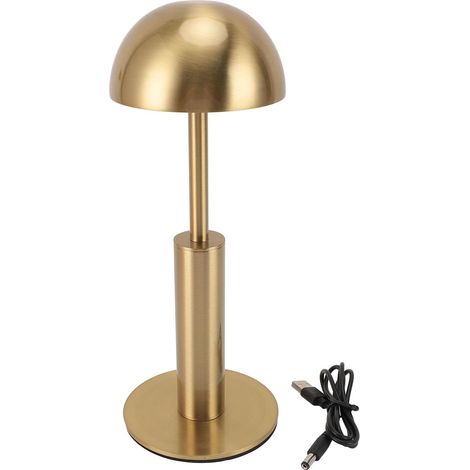 Lampe de table sans fil, fer à 3 niveaux de luminosité, contrôle tactile, lampe de restaurant rechargeable, lumière chaude pour dîner, terrasse, maison, restaurant (1/5)