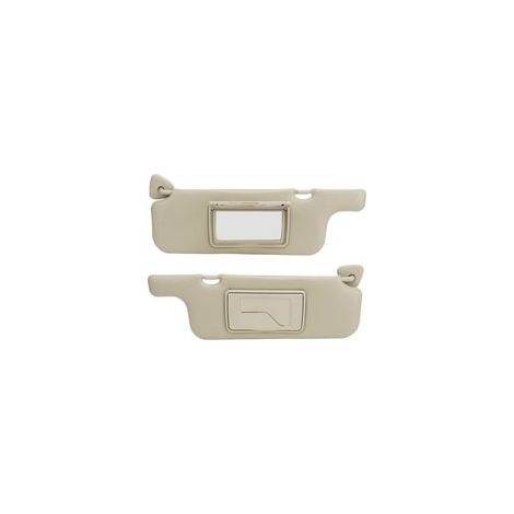 Parasoles grises para coche, 2 piezas, panel protector de espejo de maquillaje para BMW E120 E130 de novena generación (2001 a 2007)