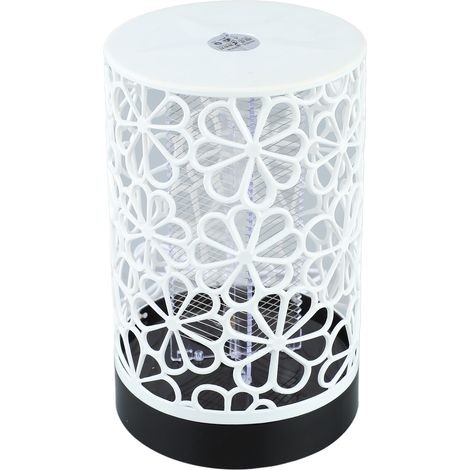 Lampe anti-insectes violette USB 360° à décharge électrique pour la maison et le camping