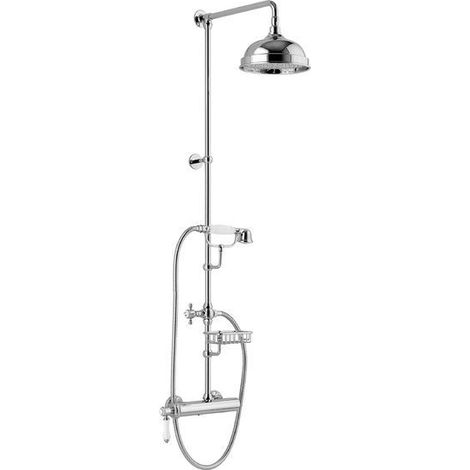 VIENNA Ensemble de douche combiné avec mitigeur + porte-savon R., 1267 mm, chromé (1/2)