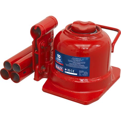 Sealey BJ10LE Low Profile Telescopic Bottle Jack 10 Tonne