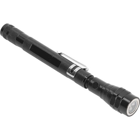 Teleskopierbarer magnetischer Hebestab mit LED-Taschenlampe und Magnet für Schraubenmuttern (1/5)