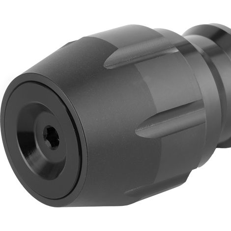 Motorradmodifikation: Rutschfeste Gummischutzmatte für Auspuffrohr, Antikollisionsschutzblock für Auspuffrohr, universell schwarz 10 mm. (1/5)