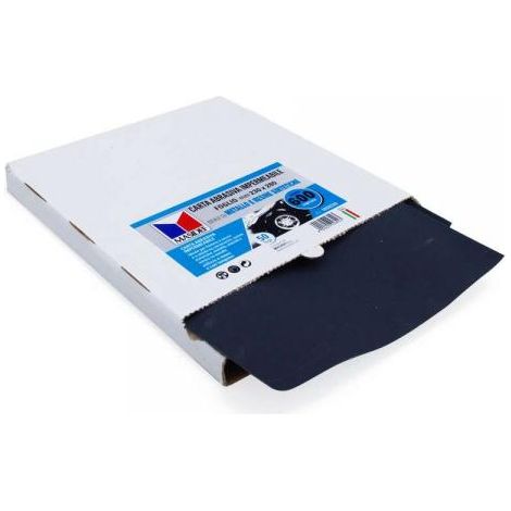 Foglio carta abrasiva impermeabile per carrozzeria grana 600