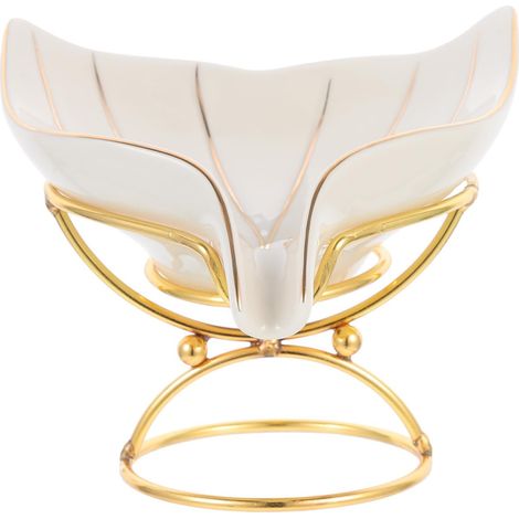 Porte-savon en céramique en forme de queue de sirène, égouttoir pour savon de salle de bain (1/5)