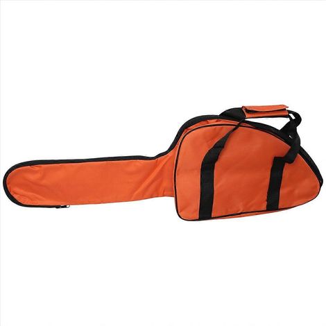Kettensägen-Tragetasche, Schutzhülle für 12/14/16-Zoll-Kettensägen, Orange (1/5)