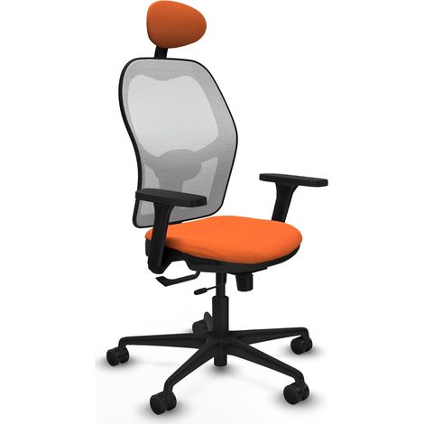 Chaise de bureau piqueras y crespo Jorquera noir mousse injectée (1/2)