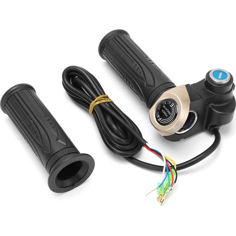 24V Gasgriff für Elektrofahrräder mit LED-Anzeige, wasserdicht, für Elektroroller. (1/5)