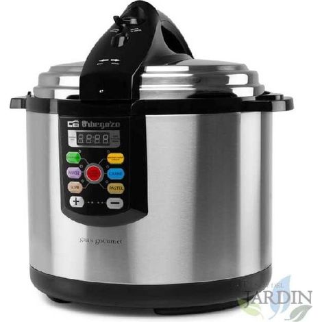 Olla presión eléctrica programable, 8L, temporizador hasta 24h, cocción ultrarrápida, olla presión, programable, 8L