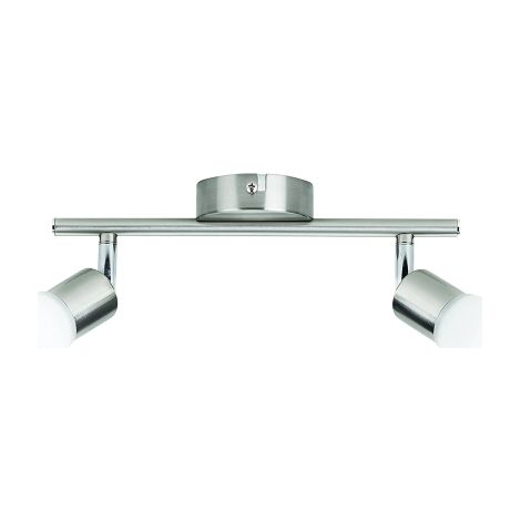 Signify Philips Essentials Decagon Spot Bar/Tubo Nichel (2 x 4,3 W 230 V Luce LED Inclusa) (1/2)