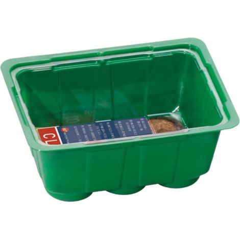 Romberg CLASSIC Anzuchthaus XS PLUS COCO Grün 16 x 11 cm & 6 Kokos-Quelltabletten (1/4)