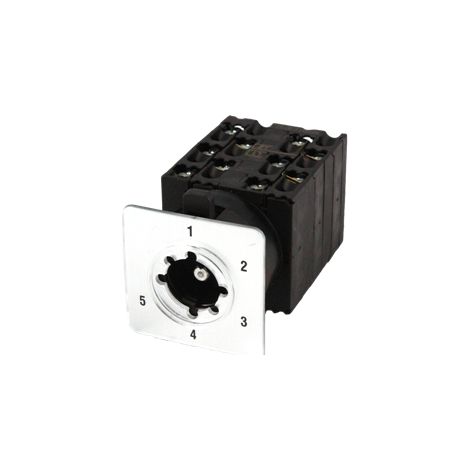 Commutateur Rotatif 2 Poles 5 Positions 20Amp, Step, avec légende CS20A-ST52