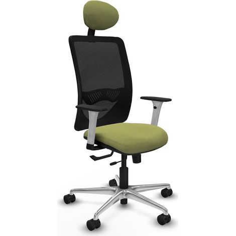 Silla de oficina piqueras y crespo Zulema blanco espuma alta densidad (1/2)
