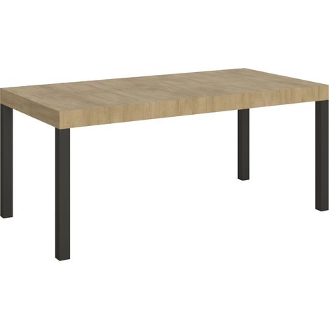 Table Ă manger extensible Karry 180 Ă 284 cm 4 pieds-Naturel-4 pieds-180 Ă 284 cm (1/5)