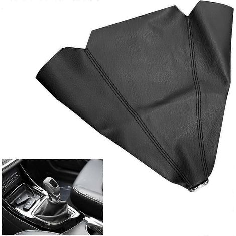 Soufflet de levier de vitesse universel pour voiture, compatible avec la plupart des voitures manuelles et automatiques (noir)