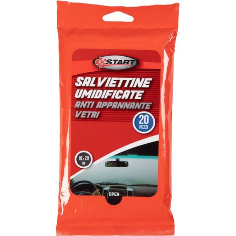 Salviette umidificante anti appannante vetri 18cm x 20cm (1/2)