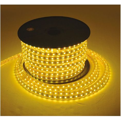 Bobina LED SMD 5050 2700K 1 metro 7W/m 230V IP65 Miidex Lighting®