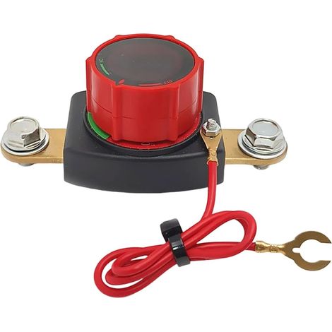 Interrupteurs d'alimentation principaux avec voltages mètres connecteurs en laiton fonction de coupure opérations simples pour motos coupure de courant (1/5)