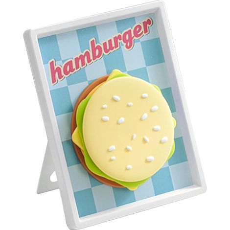 Dessous de Verre Décoration de Table Non Glissante en Silicone avec Motif Set de sous-verres avec cadre de rangement magnétique Pour maison, bureau, bar, cuisine, salon, h (1/5)