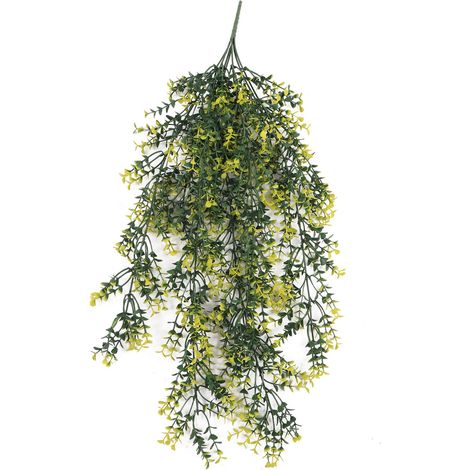 Hanging UV and Fire Resistant Artificial Variegated Plant 76cm (1/3)
