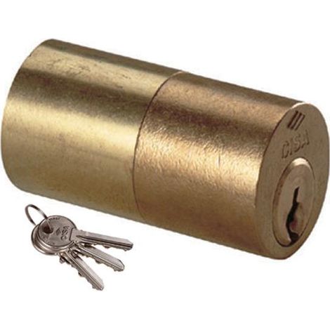 Cilindro a Canotto Fisso Cisa Art. 02552.70 70 per Porte in Ferro (1/2)