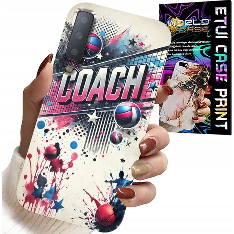 Custodia per Samsung A7 2018 - alloggiamento in rete Retina Coach, retro (1/5)