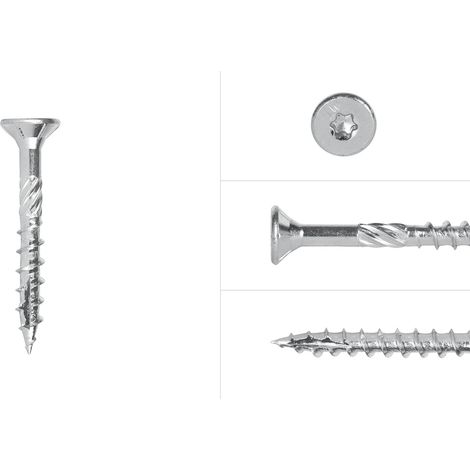 Spanplattenschrauben Verzinkt 5 x 35 mm Torx 25 Vollgewinde-