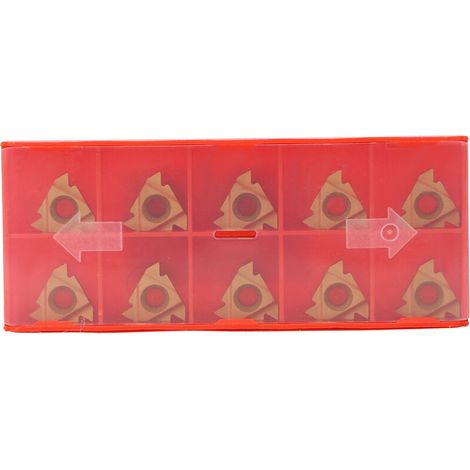 Plaquettes de carbure AG60 16ER pour filetage externe acier inoxydable (1/5)